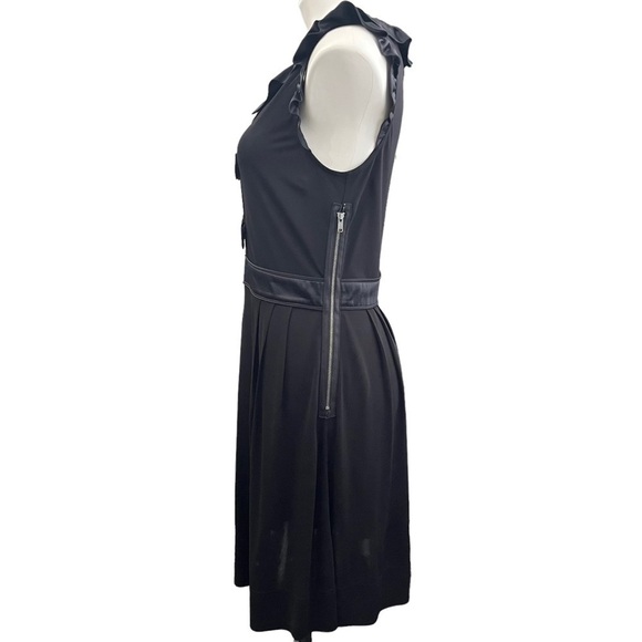 marc by Marc Jacobs Black Ruffle & Bow Dress, M Size - Picture 5 of 11